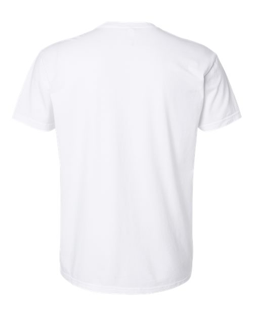Unisex Soft Wash T-Shirt - Washed White Back
