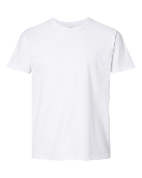Unisex Soft Wash T-Shirt - Washed White Front