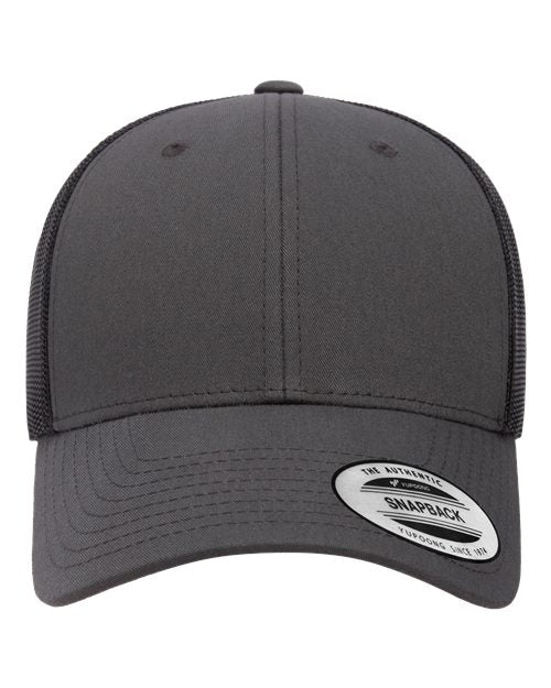 Elite Cap - Charcoal/ Black Front