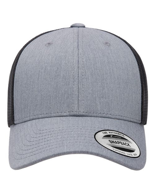 Elite Cap - Heather/ Black Front