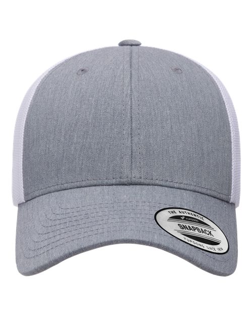Elite Cap - Heather/ White Front