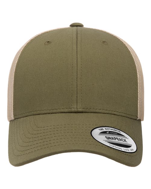 Elite Cap - Moss Green/ Khaki Front