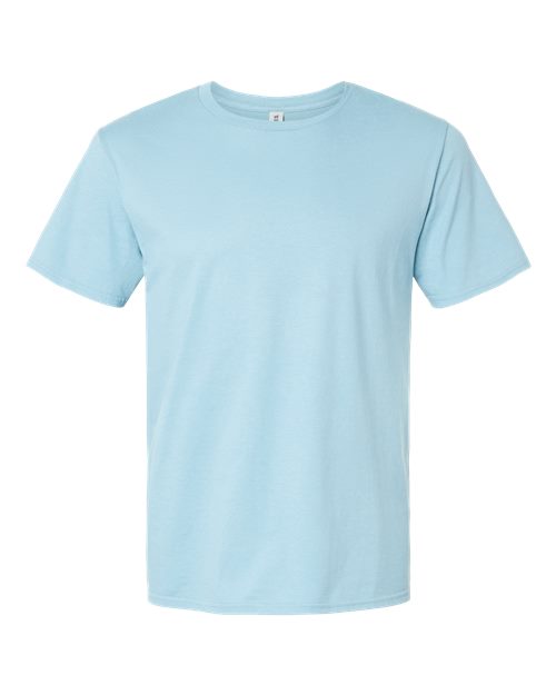 Premium Cotton T-Shirt - Breezy Blue Front