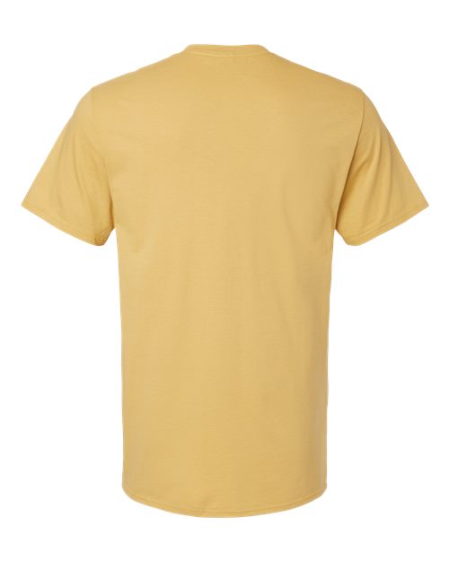 Premium Cotton T-Shirt - Butterscotch Back