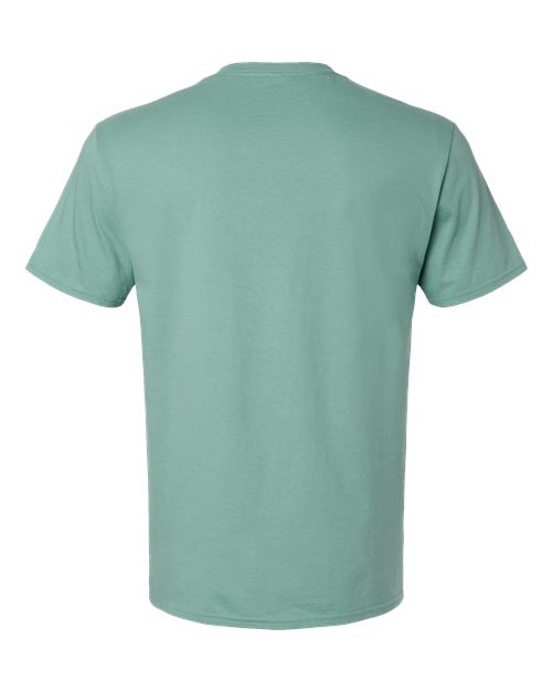 Premium Cotton T-Shirt - Sage Back