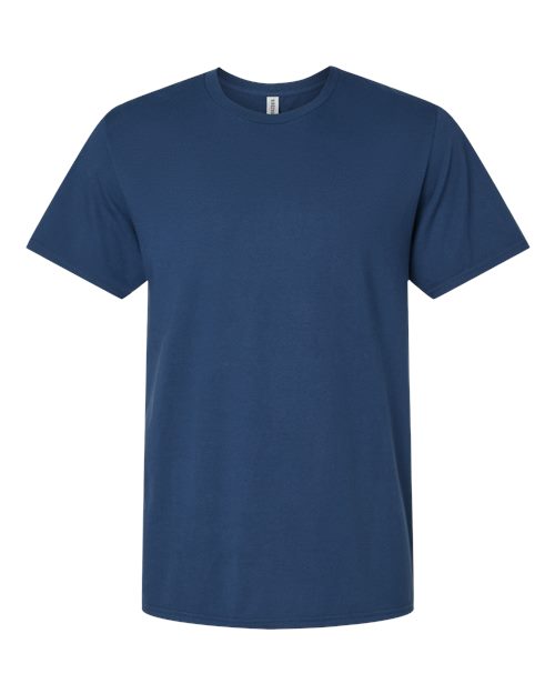 Premium Cotton T-Shirt - Washed Navy Front
