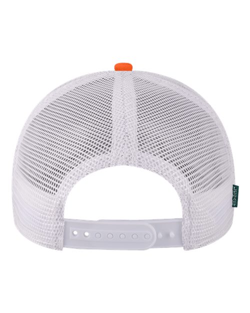 Mid-Pro Snapback Trucker Cap - Orange/ White Back