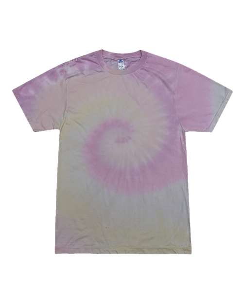 Unisex Festival Tie-Dyed Burnout T-Shirt - Desert Rose Front