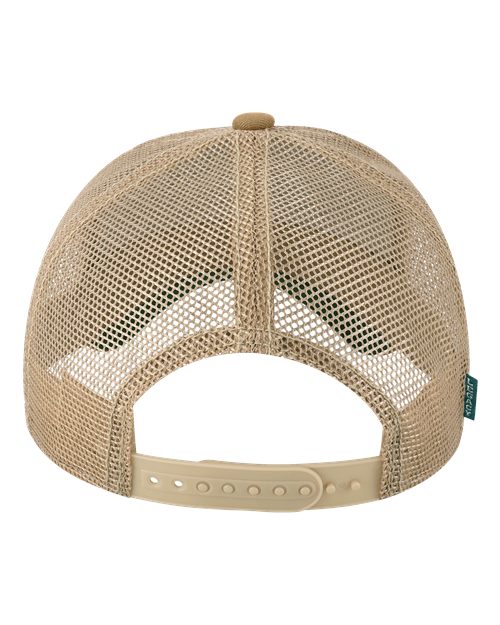 Old Favorite Five-Panel Trucker Cap - Fabric Stripes Back