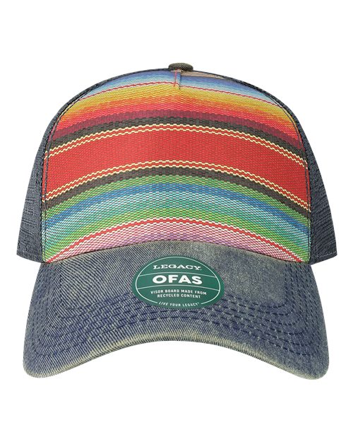 Old Favorite Five-Panel Trucker Cap - Poncho Front
