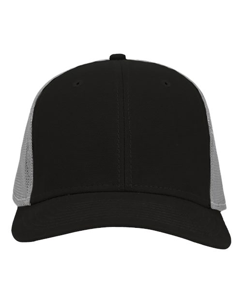 Hudson Flex Cap - Black/ Fog Front