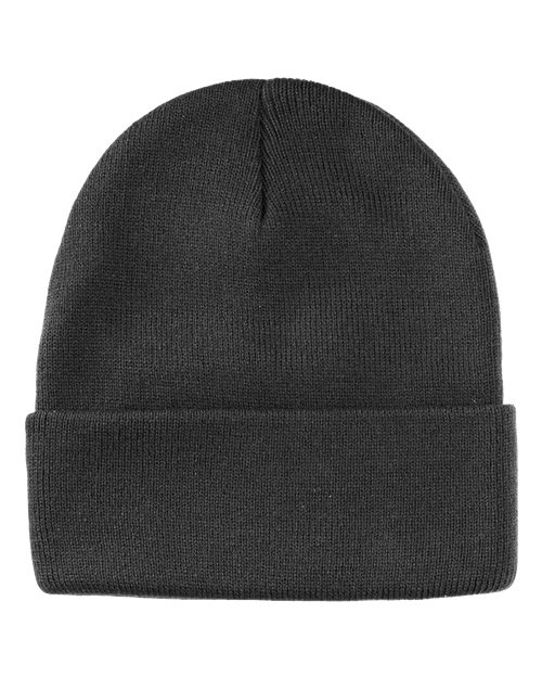 Coleman Cuffed Beanie - Charcoal Back