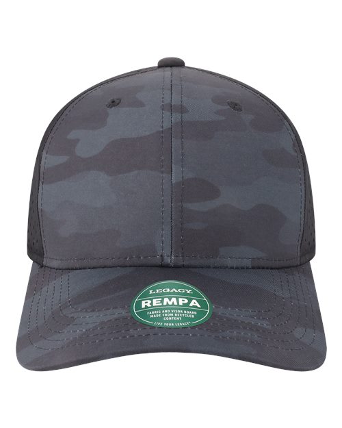 Reclaim Mid-Pro Adjustable Cap - Black Camo Front