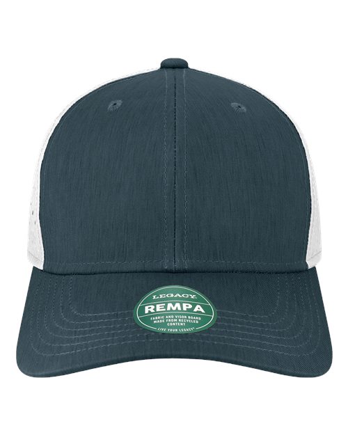 Reclaim Mid-Pro Adjustable Cap - Eco Navy/ White Front