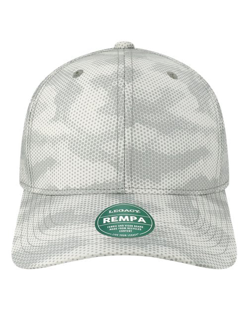 LEGACY Reclaim Mid-Pro Adjustable Cap - Grey Camo Dots Front