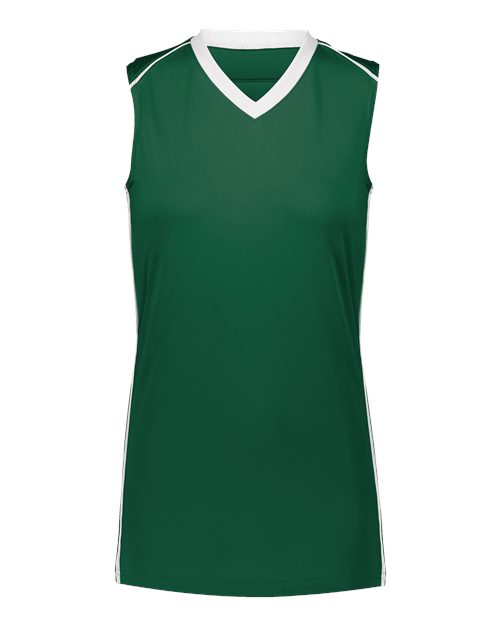 Women's Rover Jersey - Dark Green/ White Front