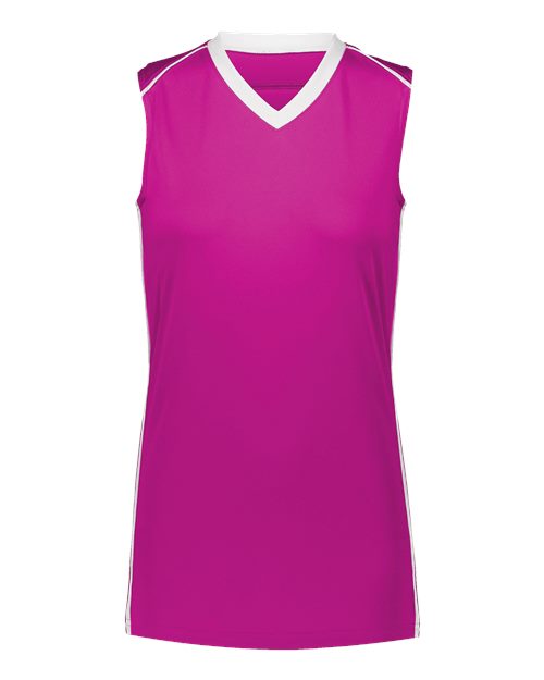 Women's Rover Jersey - Power Pink/ White Front