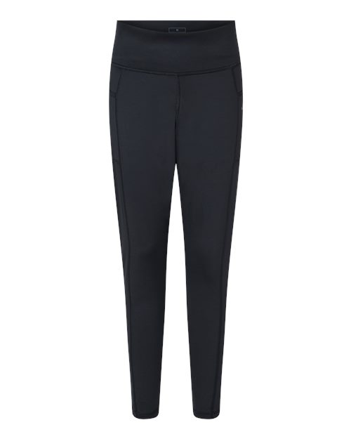 Women's Pocket Leggings - Black Front