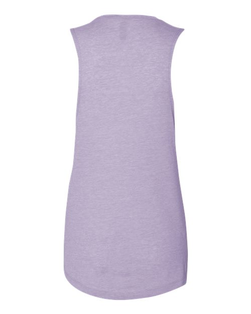 Women’s Festival Muscle Tank - Lavender Back