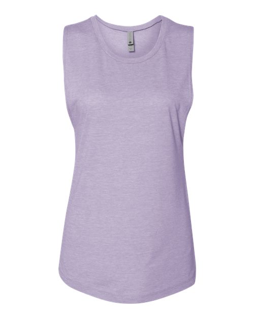 Women’s Festival Muscle Tank - Lavender Front