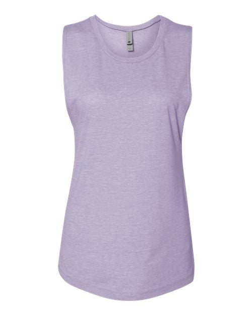 Next Level Women’s Festival Muscle Tank - Lavender Front
