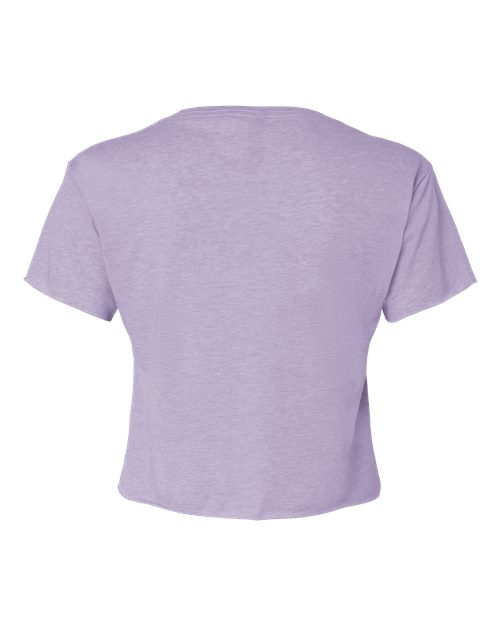 Women's Festival Crop Top - Lavender Back