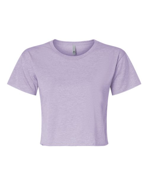 Women's Festival Crop Top - Lavender Front