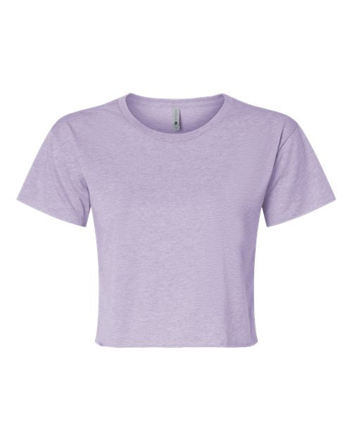 Next Level Women's Festival Crop Top - Lavender Front