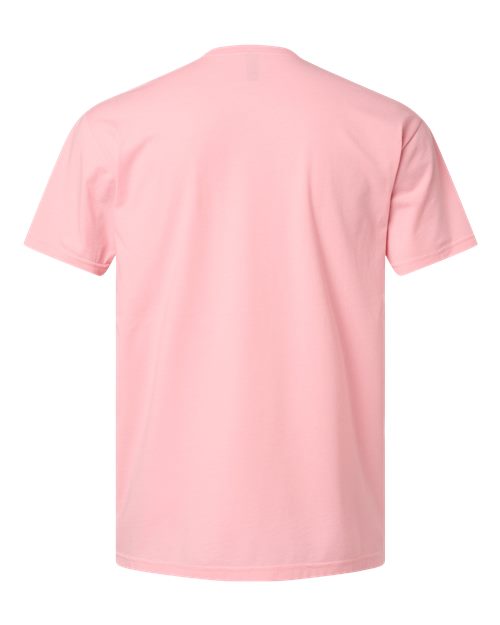 Unisex CVC T-Shirt - Heather Light Pink Back