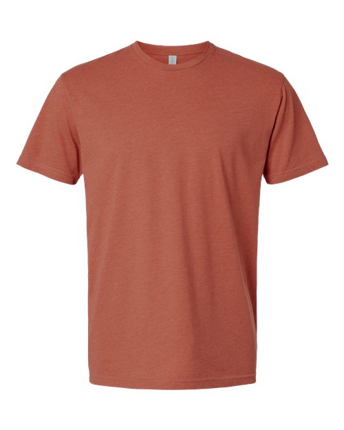 Unisex CVC T-Shirt - Heather Redwood Front