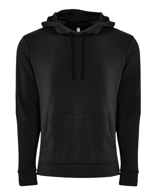 Unisex Santa Barbara Hoodie Sweatshirt - Black/ Black Front