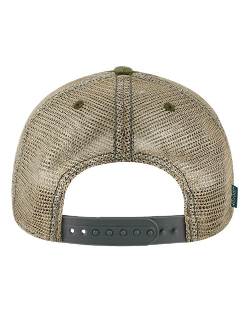 Old Favorite Trucker Cap - Green Field Camo/ Java Back