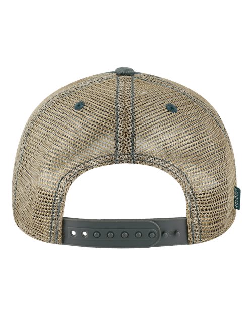 Old Favorite Trucker Cap - Navy Field Camo/ Java Back
