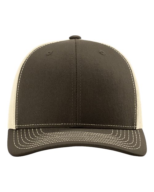 Snapback Trucker Cap - Chocolate Chip/ Birch Front
