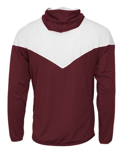 Men's Spirit Outer-Core Jacket - Maroon/ White Back