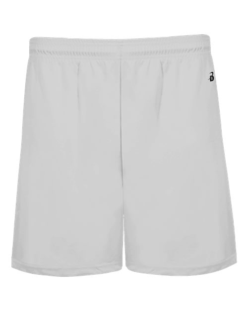 Youth B-Core 4" Pocketed Shorts - Silver Front
