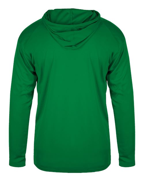 Unisex B-Core Hooded Long Sleeve T-Shirt - Kelly Back