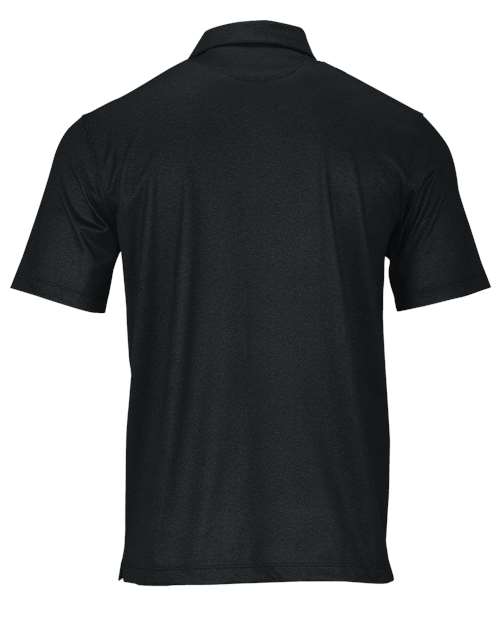 Men's Derby Sublimated Heathered Polo - Graphite Heather Back