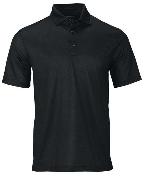 Men's Derby Sublimated Heathered Polo - Graphite Heather Front