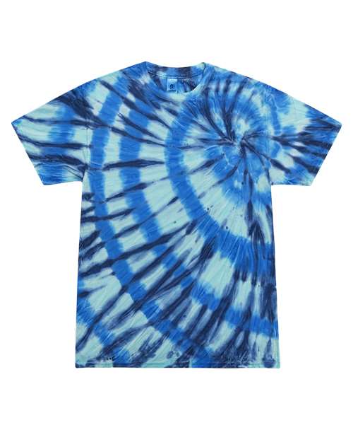 Unisex Multi-Color Tie-Dyed T-Shirt - Serenity Front