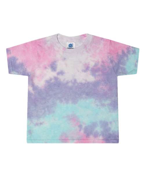 Toddler Tie-Dyed T-Shirt - Cotton Candy Front