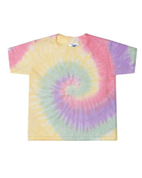 Toddler Tie-Dyed T-Shirt - Zen Rainbow Front