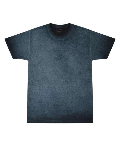 Unisex Oil Wash T-Shirt - Navy Front