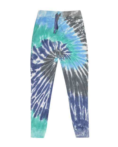 Unisex Tie-Dyed Joggers - Glacier Front