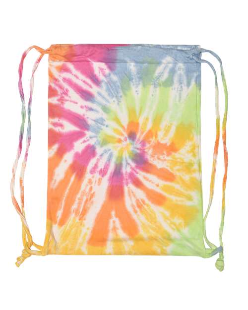 Tie-Dyed Drawstring Bag - Eternity Front