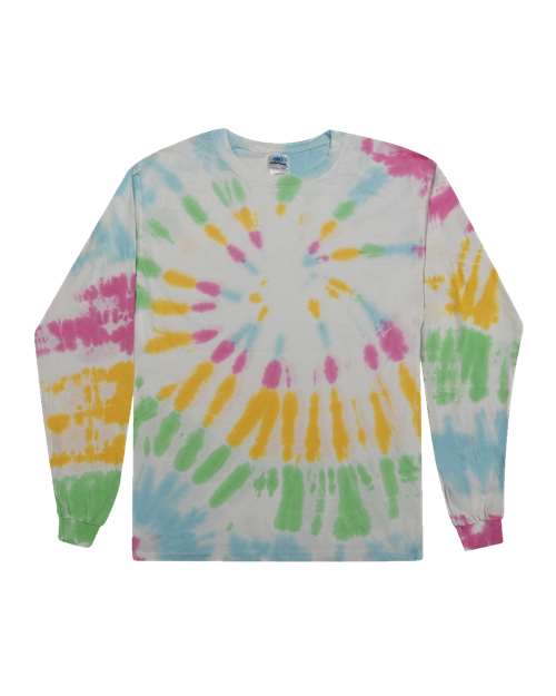 Youth Tie-Dyed Long Sleeve T-Shirt - Yosemite Front