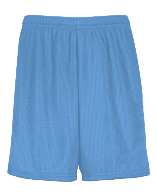 Youth Modified Mesh Shorts - Columbia Blue Front