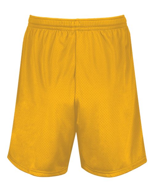 Youth Modified Mesh Shorts - Gold Back