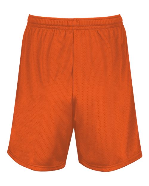 Youth Modified Mesh Shorts - Orange Back