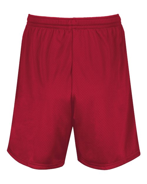Youth Modified Mesh Shorts - Scarlet Back